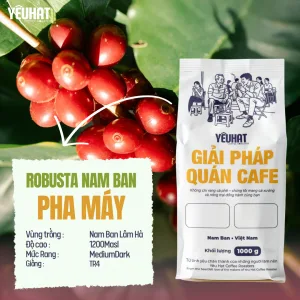 Cà Phê Robusta Pha Máy
