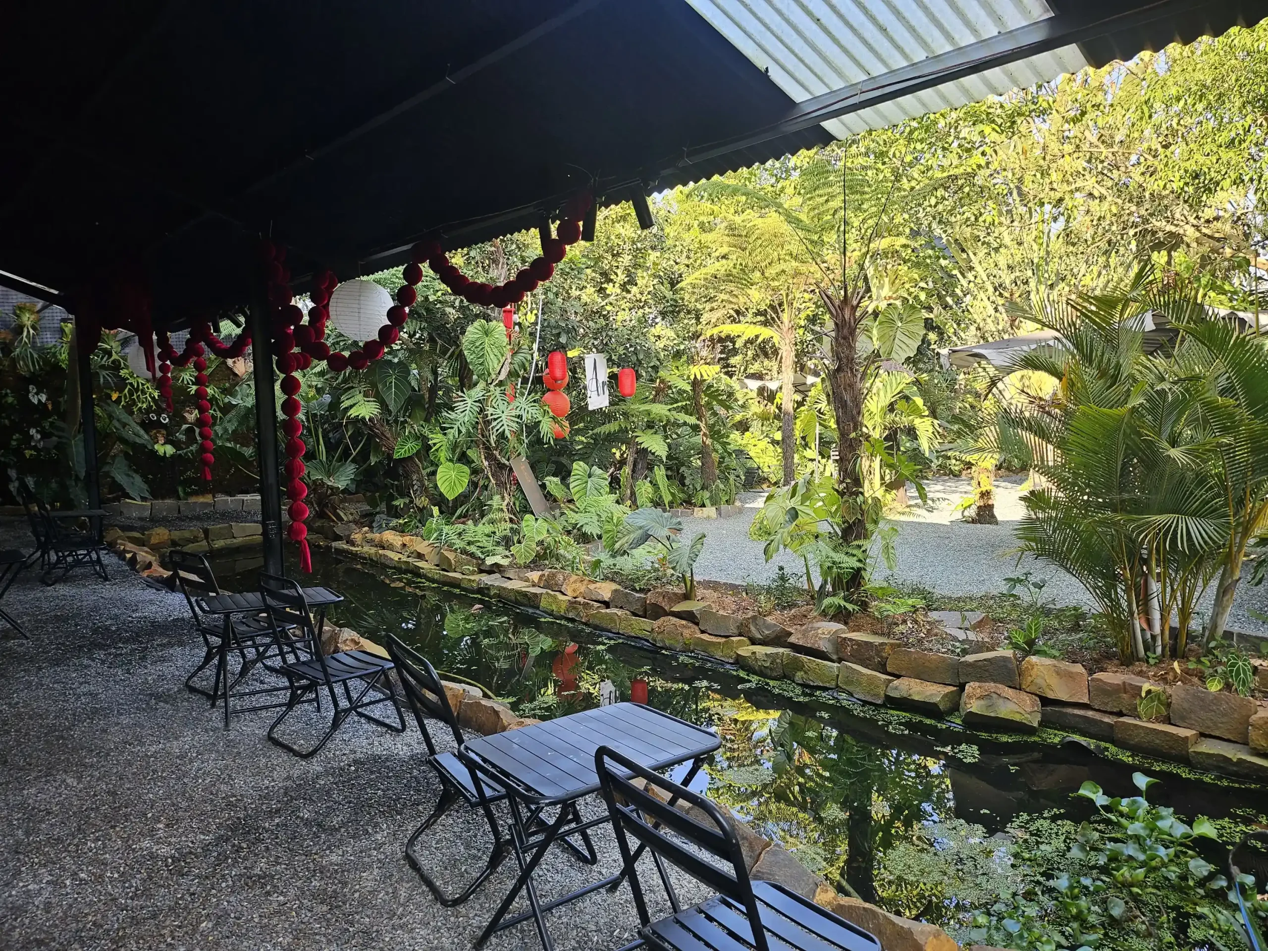 Không gian The GREEN Garden Coffee Nam Ban