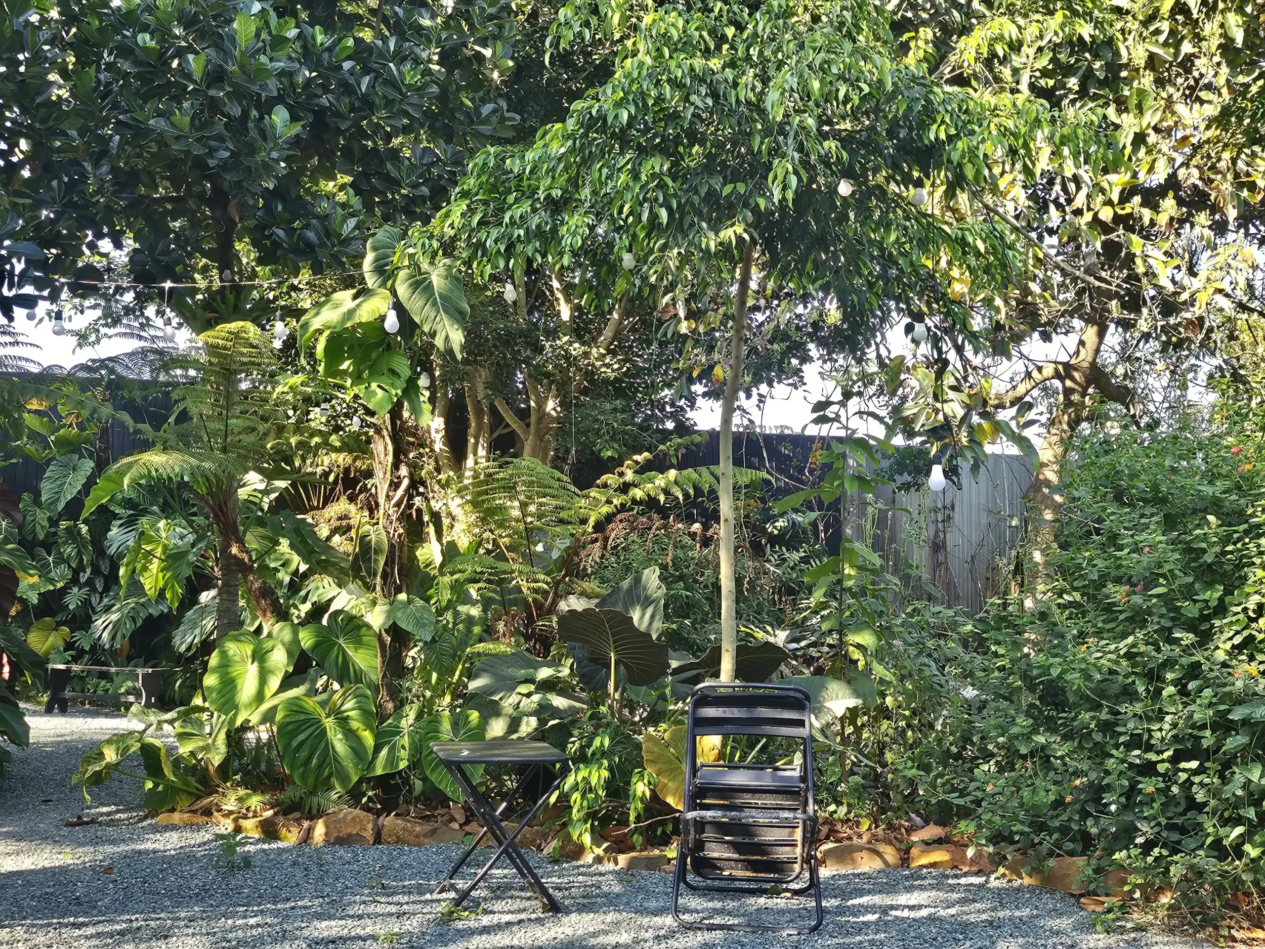 Không gian ngoài trời The GREEN Garden Coffee