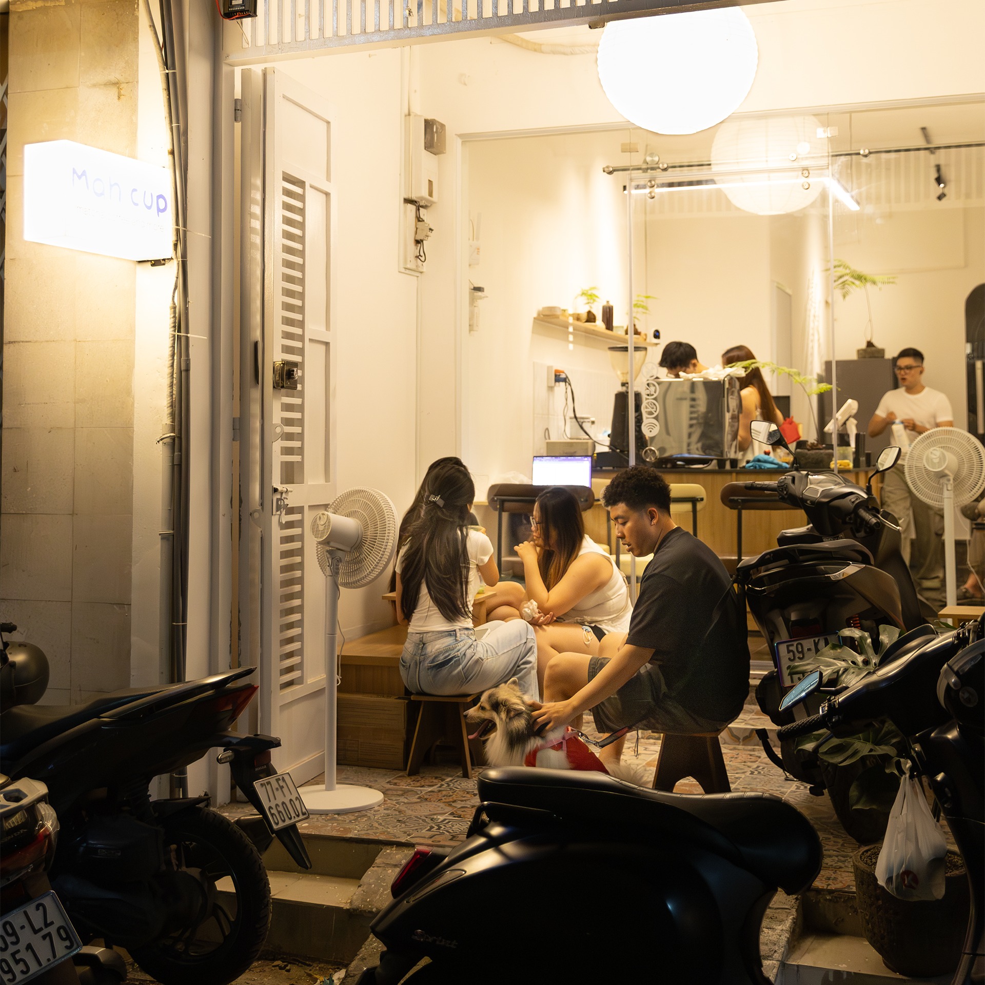 Mah Cup Matcha Coffee không gian bên trong