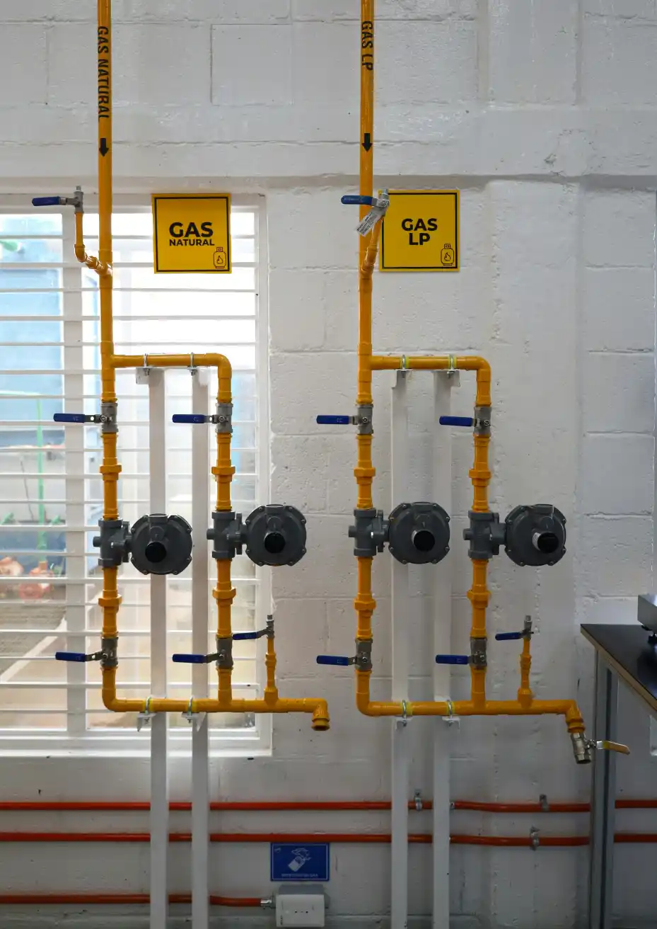 Lắp đặt hệ thống gas máy rang