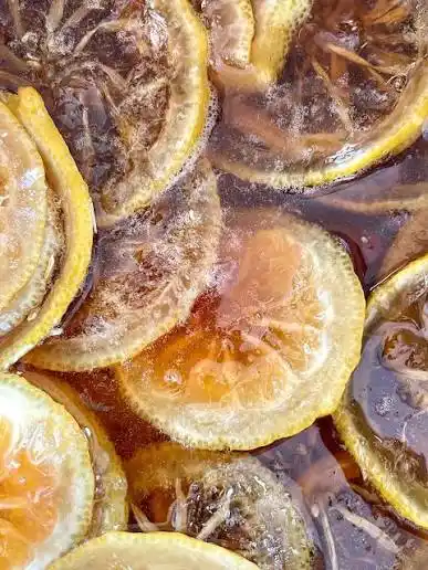 Kỹ thuật Oleo Saccharum ngâm vỏ chanh vàng với đường