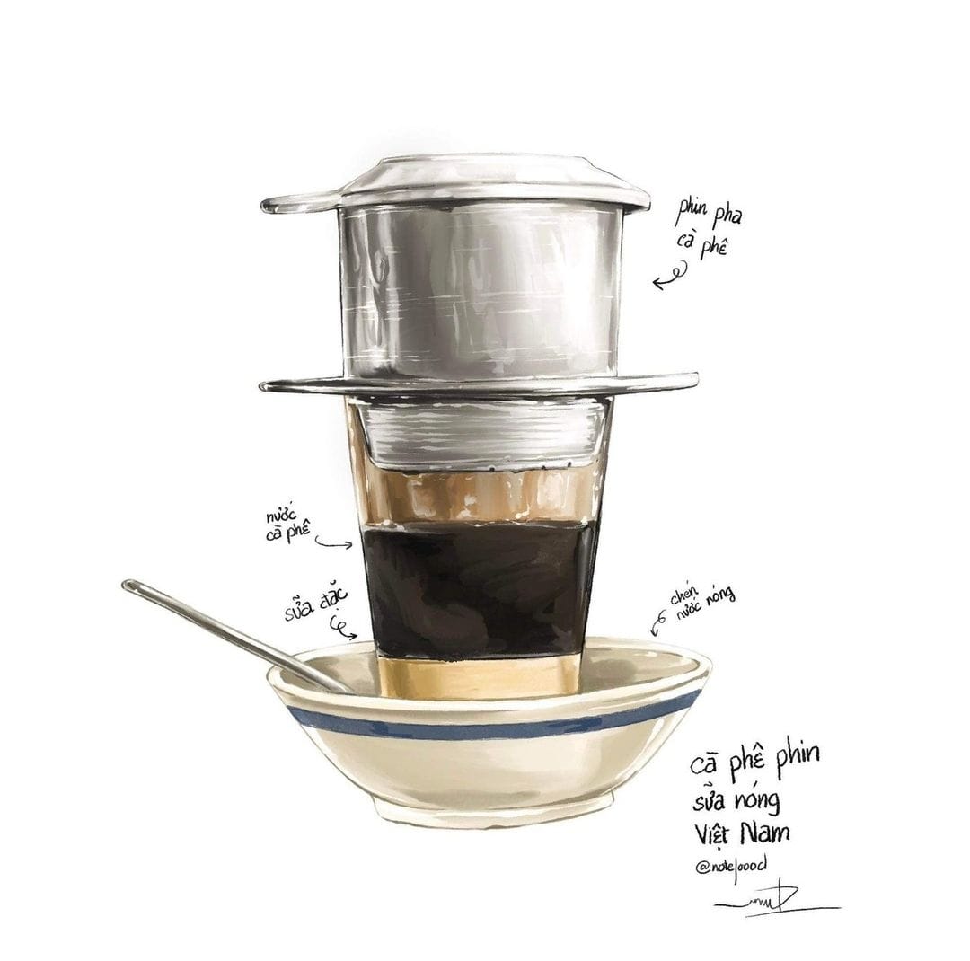 Cách pha cà phê sữa đá bằng phin của Yêu Hạt Coffee Supply